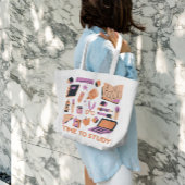 schoolbenodigdheden voor studeren tote bag
