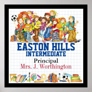 Schoolbestuur en Posters van leerkrachten