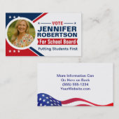 Schoolbestuurscampagne Visitekaartje (Voorkant / Achterkant)