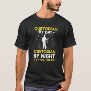 Schoolbewaarder Grafiek Citaat voor Scholen c T-shirt
