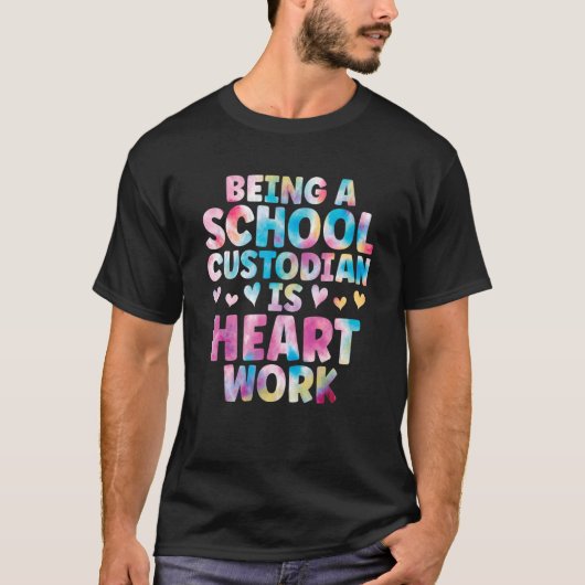 Schoolbewaarder Janitor Apprecieste prijsopgave T-shirt (Voorkant)