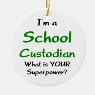 schoolbewaarder keramisch ornament