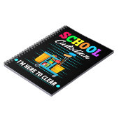 Schoolbewaarder schoonmaken Janitor Caretaker Notitieboek (Linkerzijde)