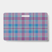 Schoolbezoeker blauwe badge (Achterkant)