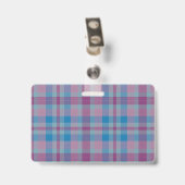 Schoolbezoeker blauwe badge (Achterkant met clip)