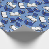 Schoolbibliothecaris Leraar Boekenwurm Bibliotheek Cadeaupapier (Hoek)