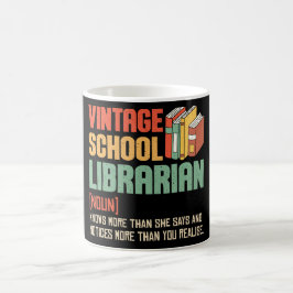 Schoolbibliothecaris Uitspraak Grappig Koffiemok
