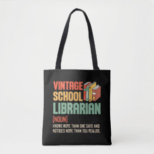 Schoolbibliothecaris Uitspraak Grappig Tote Bag