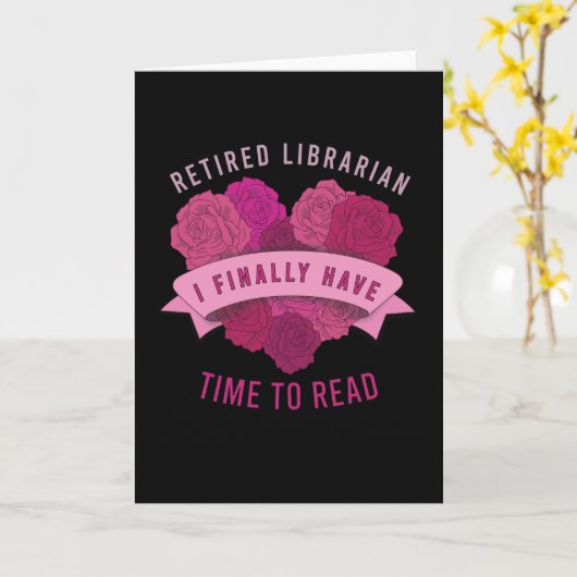 Schoolbibliotheek Funny Gift for Remoe Librarian Kaart (Gele Bloem)