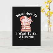 Schoolbibliotheek Funny Gift Kinder Career Kaart (Gele Bloem)