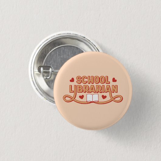 Schoolbibliotheek Ronde Button 3,2 Cm (Voorkant /achterkant)