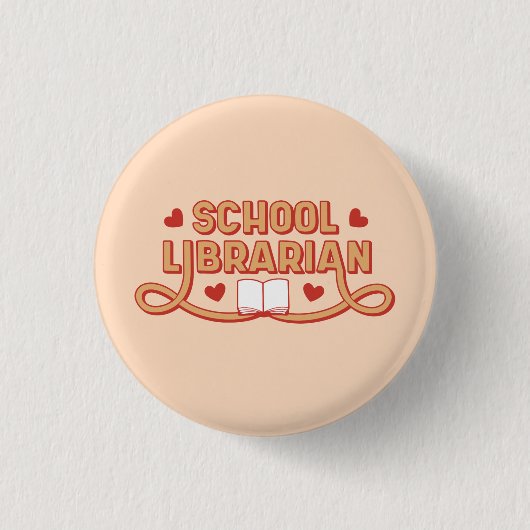 Schoolbibliotheek Ronde Button 3,2 Cm (Voorkant)