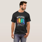 Schoolbibliotheek T-shirt (Voorkant volledig)