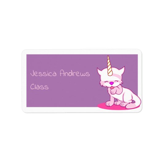 Schoolboek Etiket (Voorkant)