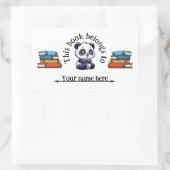 Schoolboek Naam Sticker (Tas)