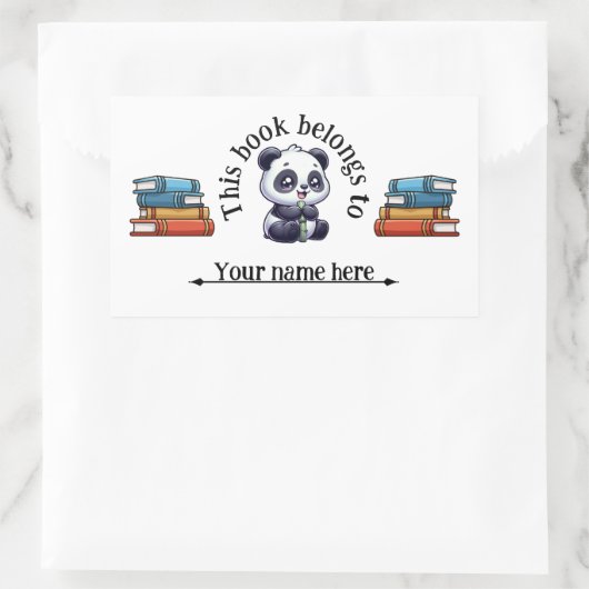 Schoolboek Naam Sticker (Tas)