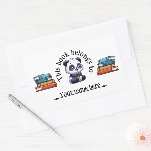 Schoolboek Naam Sticker (Envelop)