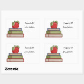 Schoolboeken eigendom van Sticker (Vel)