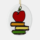 Schoolboeken Keramisch Ornament (Rechts)