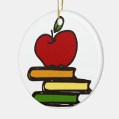 Schoolboeken Keramisch Ornament (Links)