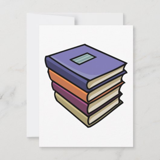 Schoolboeken Uitnodigingen (Voorkant)