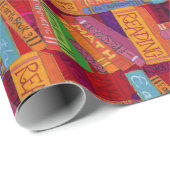 Schoolboekenpatroon Cadeaupapier (Rol Hoek)