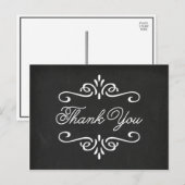  schoolbord | Afstuderen dank u Briefkaart (Voorkant / Achterkant)