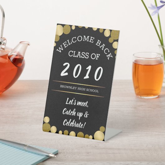 Schoolbord of schoolstempel reclamebord met voetstuk (Insitu)