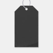 schoolbord Scroll Font gepersonaliseerd Cadeaulabel (Achterkant)