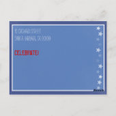 schoolbord ster Briefkaart (Achterkant)