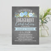 schoolbord-Verloving | Verlovingsfeest Kaart (Staand voorkant)