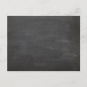 schoolbord, verlovingsfeest.VERLOVING Uitnodiging Briefkaart (Achterkant)
