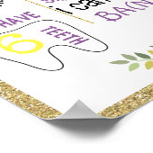 Schoolbord voor bijenverjaardag, poster van de kri (Hoek)