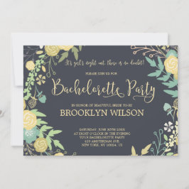 Schoolbord vrijgezellenfeest uitnodigingen krans