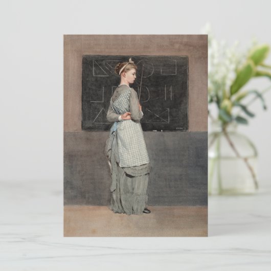 schoolbord | Winslow Homer (Staand voorkant)