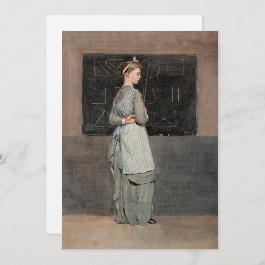 schoolbord | Winslow Homer (Voorkant / Achterkant)