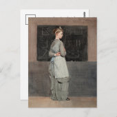 schoolbord | Winslow Homer Briefkaart (Voorkant / Achterkant)