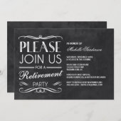  schoolbordpensioenpartij kaart (Voorkant / Achterkant)