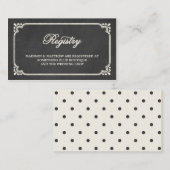 schoolbordvakbond | Kaart van het huwelijksregiste (Voorkant / Achterkant)