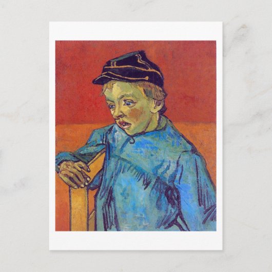 Schoolboy (Camille Roulin), Van Gogh Fine Art Briefkaart (Voorkant)