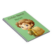 Schoolboy met rugzak Notes Notitieboek (Rechterzijde)