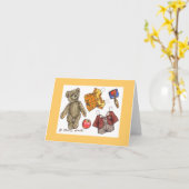 schoolbriefkaart kaart (Gele Bloem)