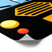 Schoolbuiskostume Kostuum Easy Vehicle Halloween G Poster (Hoek)