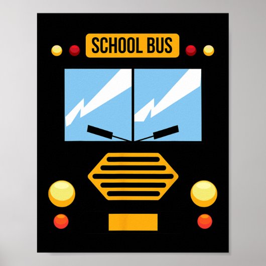 Schoolbuiskostume Kostuum Easy Vehicle Halloween G Poster (Voorkant)