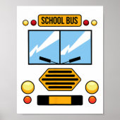 Schoolbuiskostume Kostuum Easy Vehicle Halloween G Poster (Voorkant)