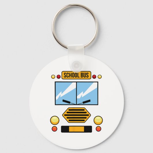 Schoolbuiskostume Kostuum Easy Vehicle Halloween G Sleutelhanger (Voorkant)