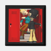 schoolbullebak magneet (Voorkant)