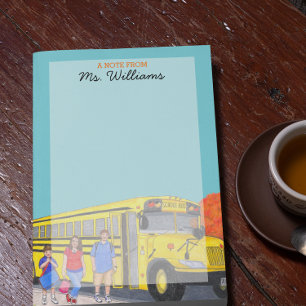 Schoolbus — Aangepersonaliseerde leerkrachten Post Post-it® Notes