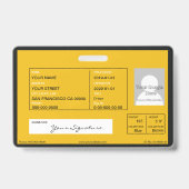 Schoolbus Badge (Achterkant)