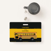 Schoolbus Badge (Voorkant met intrekbare)